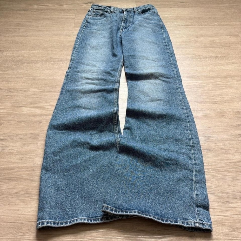 26x32 Blue Bootcut Flared 2000s Heavyweight Y2K Vintage Jeans
